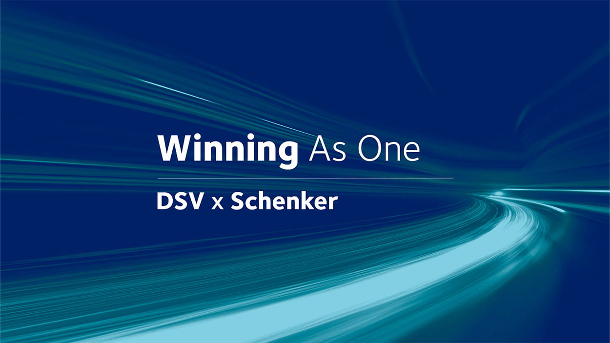 Winning as One logo is set against a blurred background of blue and light blue streaks.